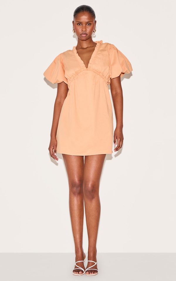 29aaa473fc920bca21945d00630b098fc1c7cf55_CNM4345_3_orange_cotton_gathered_a_line_dress