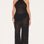 2a3cc08474ca3a89ff3c774d82493af67b941029_CNM5045_3_plus_black_textured_woven_backless_sheer_asymmetric_long_top