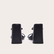 2a8e3abf6b238dabaeb93fe11b457594e5b36bf1_CNL7031_3_black_pu_square_toe_double_strap_high_block_heel_mules