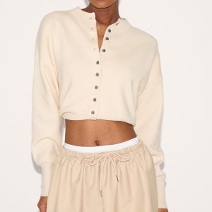 Stone Tailored Woven Boxer Detail Drawstring Mini Skirt