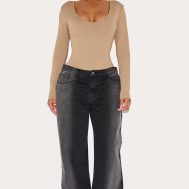 2c6e72edacb3957641a69a871db26d827de32d55_CNL9380_3_shape_dark_olive_sculpted_v_neck_long_sleeve_bodysuit
