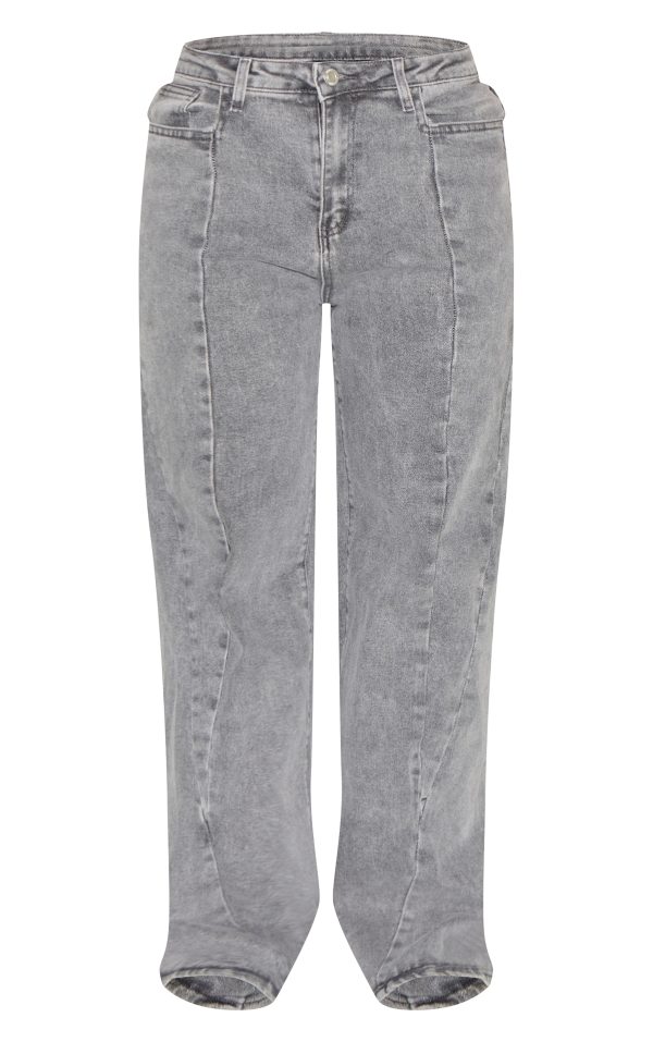 2cdf0daf109fae9cf0392aabcfed4e595b495cac_CNM1006_5_shape_grey_stretch_denim_highwaisted_seam_detail_wide_leg_jeans