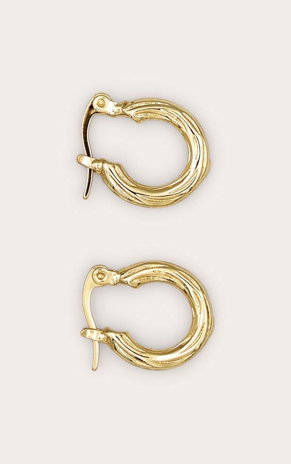 2cf57f5022147c8d04390fa5448b3c74527921f9_CMU3084_2_real_gold_plated_mini_twist_detail_thin_hoop_earrings