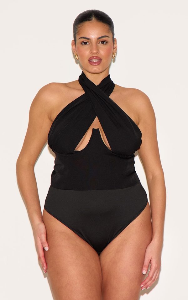 2d253118683fd551f6c9322b377adfd8d00dabe7_CMT8712_2_plus_black_woven_cross_front_underwired_bodysuit-1