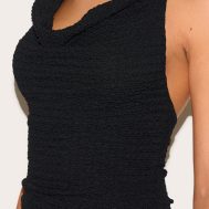 2df84fba7ee227dc5a310f62d63cf755e2f3eacb_CNM8048_4_black_textured_cowl_neck_asymmetric_hem_long_top