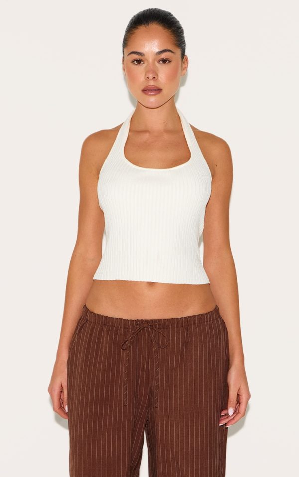 2e17a01946ed7766e8d441630f41756974cc9bbb_CNL5900_1_cream_rib_knit_halterneck_top