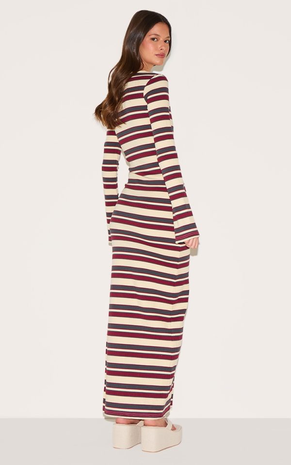 2eb58362054459b2cfbcbf70058bbc4d7872a107_CNM3144_2_burgundy_striped_boat_neck_long_sleeve_bodycon_dress