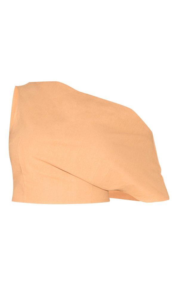 2ec05e84ac8592cf5635e265eadca67e95e28993_CNM6338_5_shape_olive_linen_asymetrical_off_the_shoulder_top