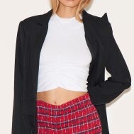 2ec67b75078d7cfd29aec1df0e04dfe7486636e6_CNL9324_5_red_checked_print_shirred_frill_hem_mini_shorts-1