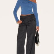 2ed58d3b2f66ce5eb66db42e2139957fc79e21f1_CNM2373_3_petrol_blue_contour_jersey_asymmetric_twist_detail_long_sleeve_top
