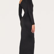 2f7ba519a740c2485cb66c7c63d2e1625c4f1bfb_CNM3145_2_black_double_contour_twist_detail_long_sleeve_maxi_dress