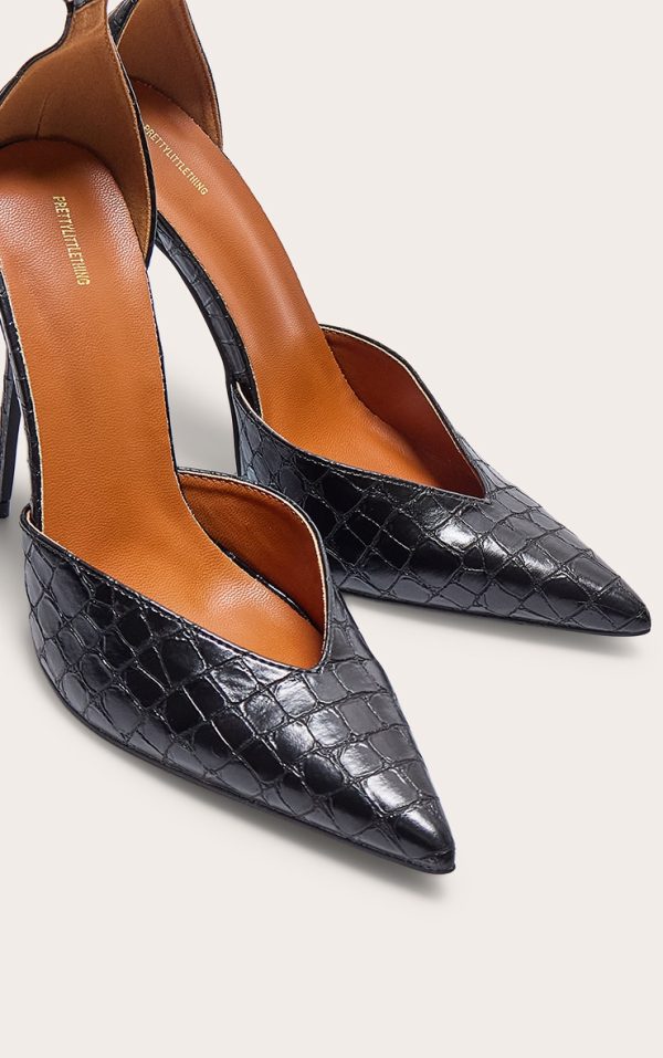 3004a9250623fbbe41778370de89f6c81c8dbecc_CNJ9698_4_plt_label_black_croc_faux_leather_point_toe_high_heeled_court_shoes