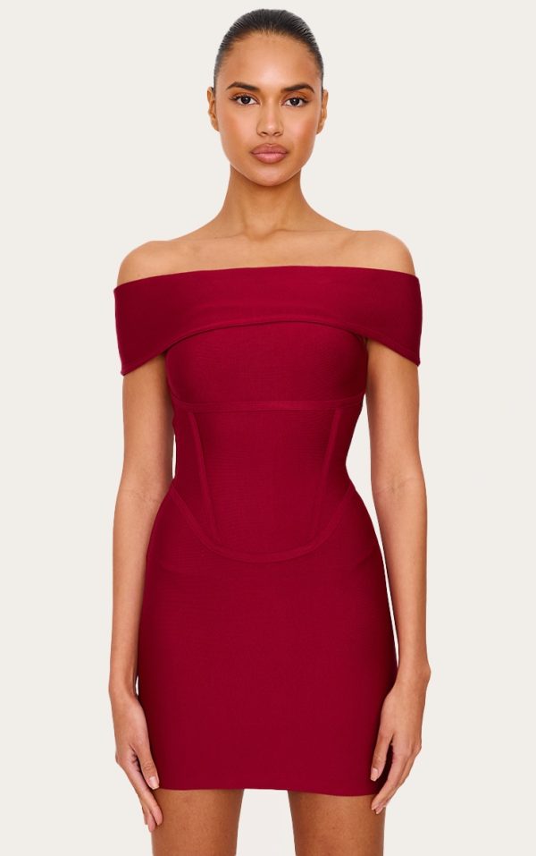 30662646754d00ef353780776b85395311e70248_CNL6768_1_burgundy_bandage_corset_detail_off_the_shoulder_mini_dress-1