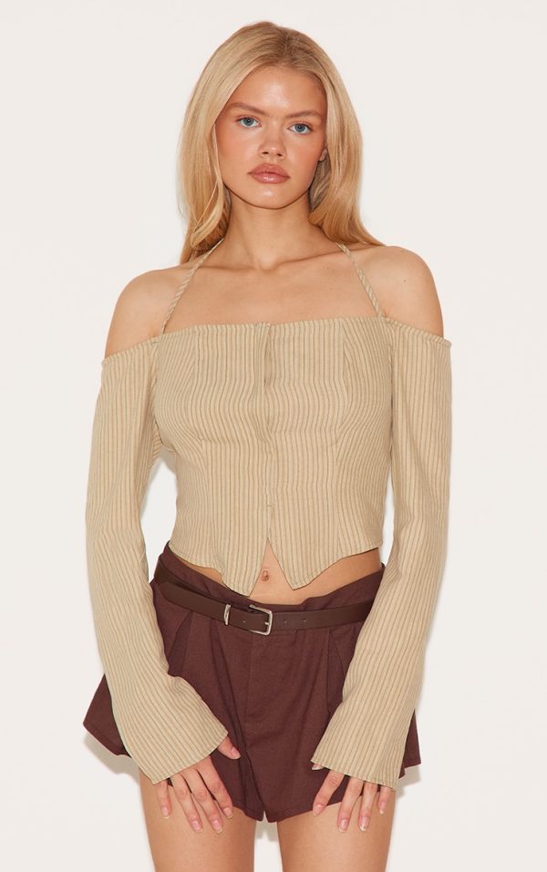 30800cc42d998e701d5e63614a7229d0794ad93b_CNL9441_1_cream_striped_bardot_peach_skin_flared_shirt