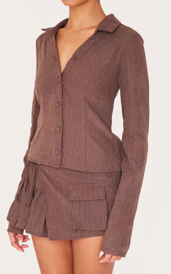3098c16cedac54bd0184e2f9d470baef1f54a156_CNL6012_4_dark_brown_peach_skin_pinstripe_woven_long_sleeve_cargo_shirt