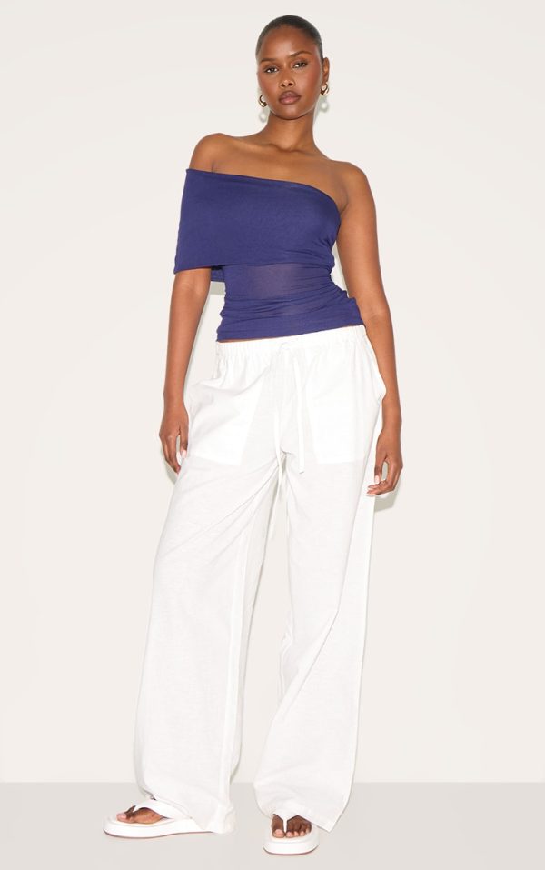 3337a3620d9e26af6192058d59597f8daafd0b07_CNM3763_3_navy_sheer_soft_touch_fold_over_detail_one_shoulder_long_top-1