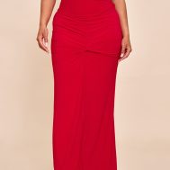 33884ab3b844d1fbcb3f9cbd7140b5a3403cecba_CNN4098_2_shape_red_mid_rise_ruched_side_maxi_skirt