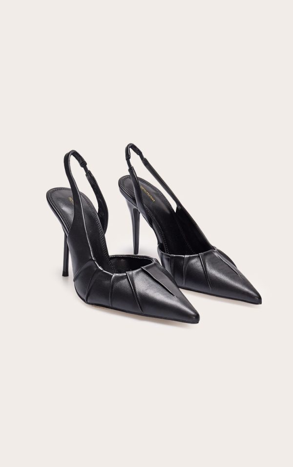33b8be9c802d039be1ae0e9202f1459984005396_CNL6444_2_black_pu_point_toe_ruched_sling_back_high_stiletto_heeled_courts