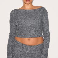 33c4fcc11d1db95c956e3b0648d00842401eaa4e_CNM0820_1_plus_charcoal_textured_ribbed_slash_neck_vest_top