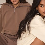 33e57ec3657d0bc0d9027b765b588f946176bd0d_CNM6493_4_mocha_premium_loopback_quarter_zip_foldover_sweatshirt