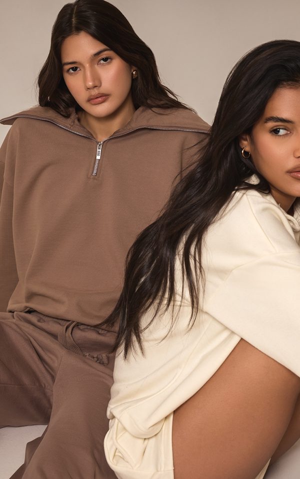 33e57ec3657d0bc0d9027b765b588f946176bd0d_CNM6493_4_mocha_premium_loopback_quarter_zip_foldover_sweatshirt