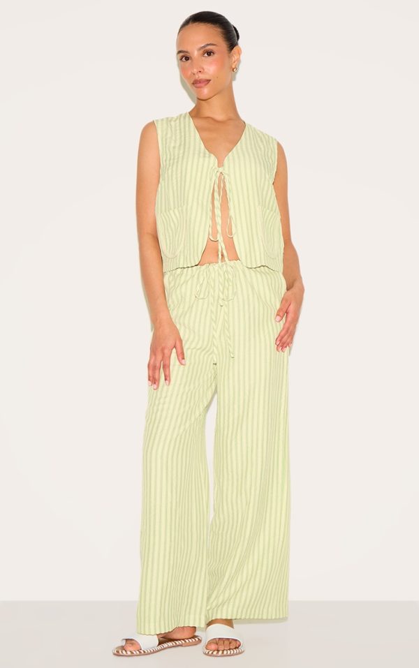 3499c8550ebceee614906d0eb251e8fcd65cf707_CNM9055_3_petite_olive_striped_woven_tie_front_longline_waistcoat