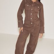 34bb8101b6476cf4374081bfd114bb3d0aca12f1_CNM4774_3_brown_turn_up_cuff_cinched_back_denim_jacket
