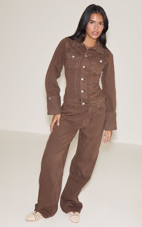 34bb8101b6476cf4374081bfd114bb3d0aca12f1_CNM4774_3_brown_turn_up_cuff_cinched_back_denim_jacket