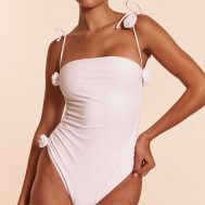 34caf00c8e069f86317a6bbb33d1ec062cb800ca_CNM6873_1_white_ruched_flower_trim_swimsuit