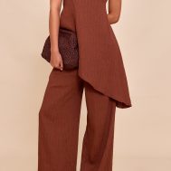 352a4386bfdaa2961bee11c0ae750efe047d38d3_CNM8816_1_chocolate_bandeau_asymmetric_drape_detail_top