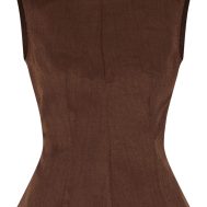 3537d1a32a80cfa9f6ed3a8fed6658bd976d0ac2_CNM6225_5_chocolate_woven_fitted_boatneck_peplum_top