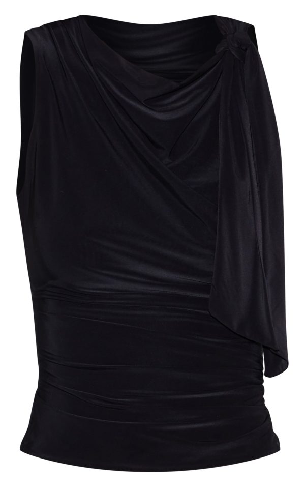 3556eab140905c45e0a975ba5fb75b74cea155a2_CNM6636_5_black_double_layer_slinky_shoulder_tie_detail_top
