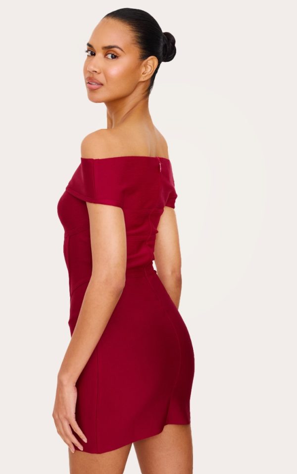 3592ed6256f9918a19526d445b549dc0ae4c21a4_CNL6768_2_burgundy_bandage_corset_detail_off_the_shoulder_mini_dress