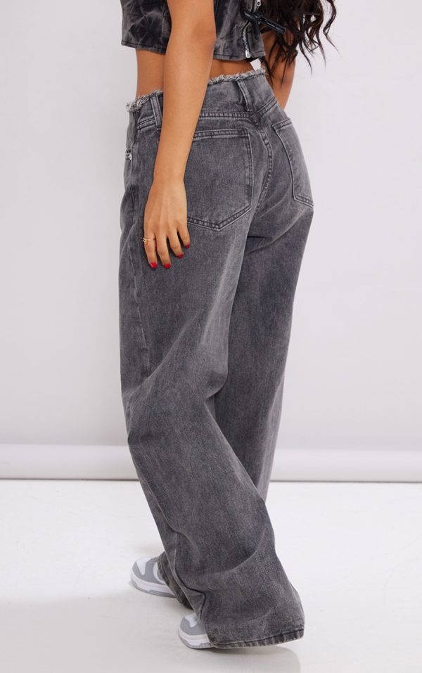 3624518d88eb17054c37f61bf75b3be11af5b3da_CNF3883_3_petite_washed_grey_fray_waist_low_rise_straight_leg_jeans