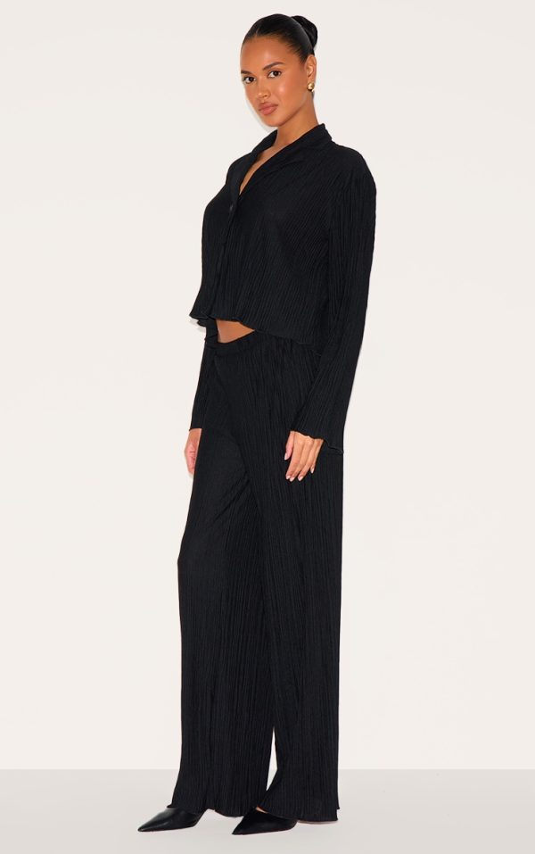 365595e82f3ad4a564d6096dafeb17c66e645b56_CNK4753_3_black_textured_pleated_button_front_shirt