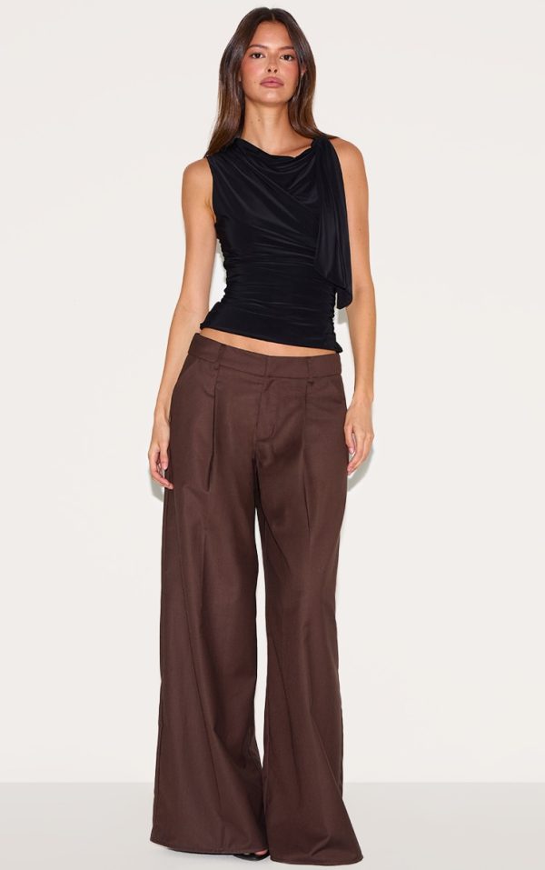 36987125fc43d5a2385d92707730fded1af45b21_CNM6636_3_black_double_layer_slinky_shoulder_tie_detail_top