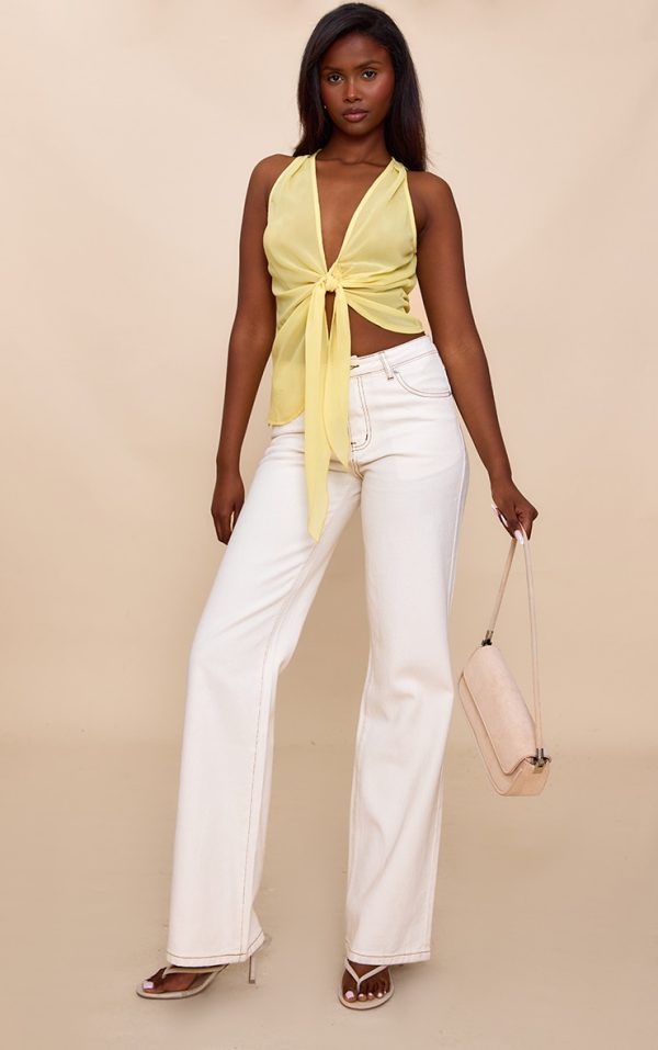 373589cfc6c5945bca9ddfe3505866c9694ab409_CNN1296_3_yellow_drape_plunge_front_chiffon_long_top
