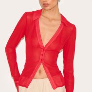3742b2143dfce018f4c1b63f8f12bf68e5750ac4_CNM7560_1_tall_red_mesh_button_front_blouse