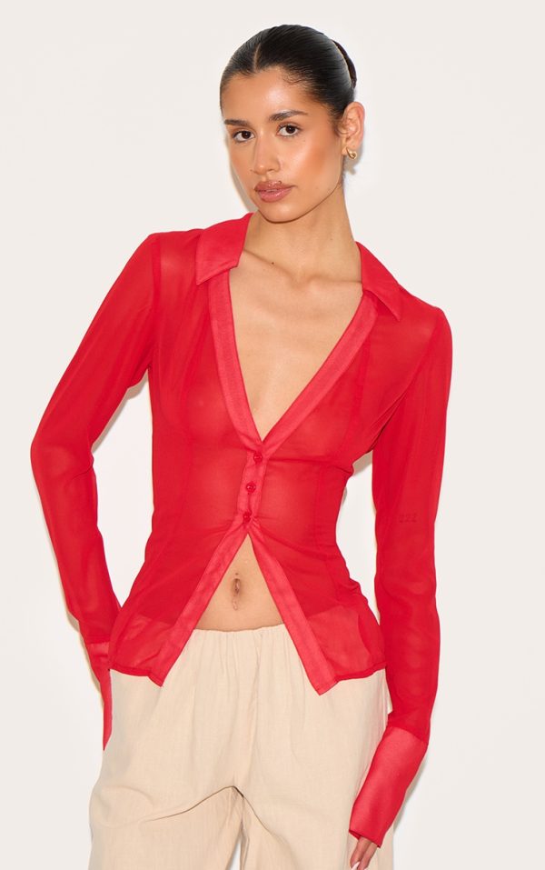 3742b2143dfce018f4c1b63f8f12bf68e5750ac4_CNM7560_1_tall_red_mesh_button_front_blouse