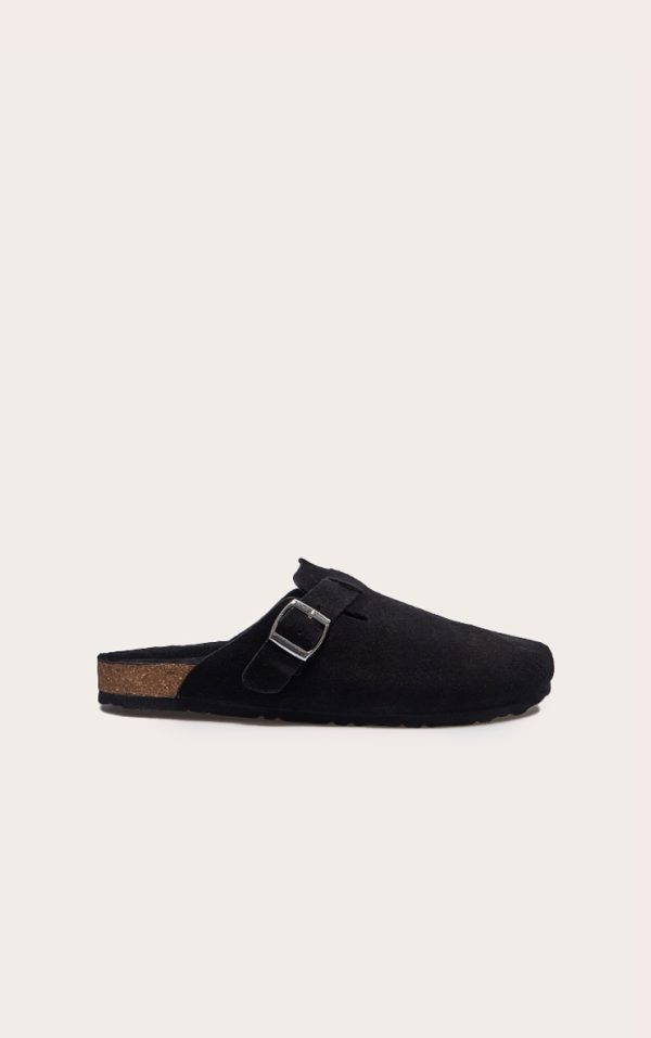 375c820a3892b4a848fe376edfb6b9e6fc66e8c9_CNL1972_1_black_real_faux_suede_leather_round_toe_buckle_slip_on_clog