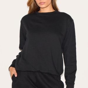 Black Oversized Sweatshirt