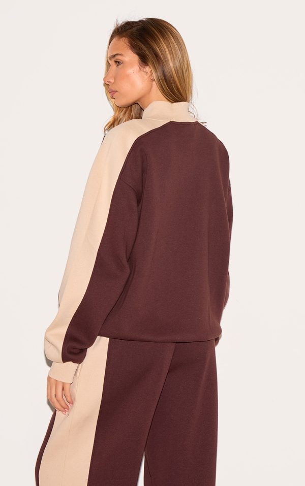 3903ac21a3bb4e588e5fccbb1fc9c34b49db1cfc_CNM6495_2_chocolate_oversized_colour_block_zip_through_sweatshirt