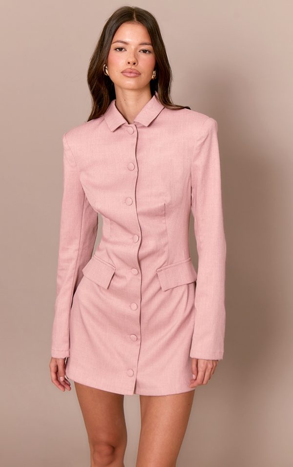 3910073ea1fe50b8374538d7df91588b0ccc9b6d_CNM8757_1_blush_rose_tailored_button_up_pocket_detail_mini_dress