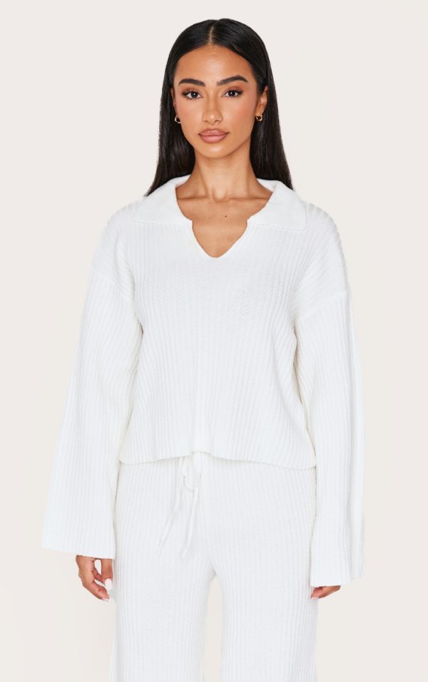 3945cbb58ad2d46f4bece794d9f911db6514cd44_CNL9163_1_petite_cream_knitted_open_collar_jumper