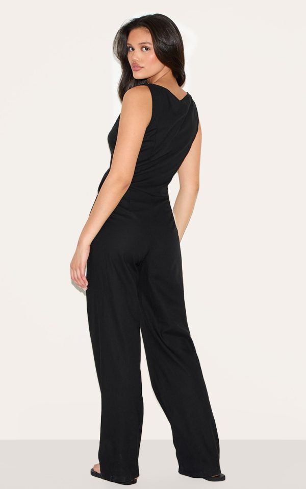 3955a813a081b64700eb59725612c3ae8de1b02d_CNM3525_2_black_linen_blend_waistcoat_detail_straight_leg_jumpsuit