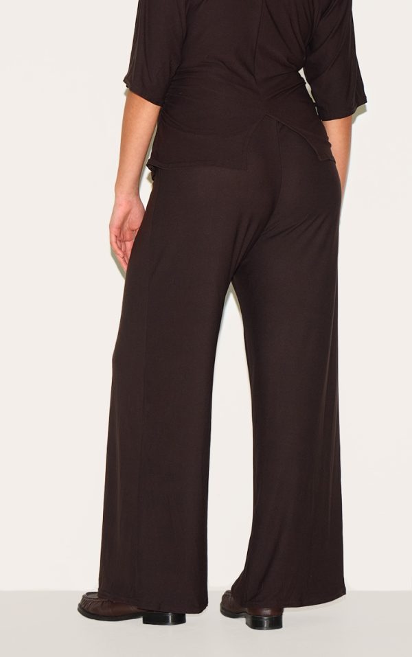 3a2def17844097fda9895c415233fc3f7c6230e3_CNM2633_3_plus_chocolate_soft_touch_mid_rise_wide_leg_trousers