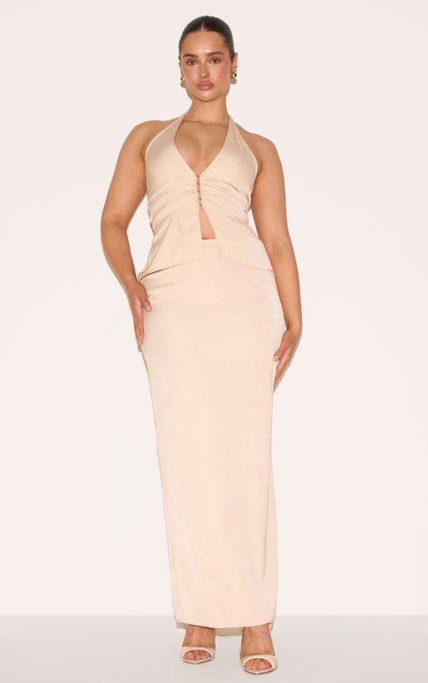 3a5167ba3159832f654f4f17814f4801da0691eb_CNM1376_3_shape_pebble_woven_tailored_halterneck_ruched_but_split_hem_top