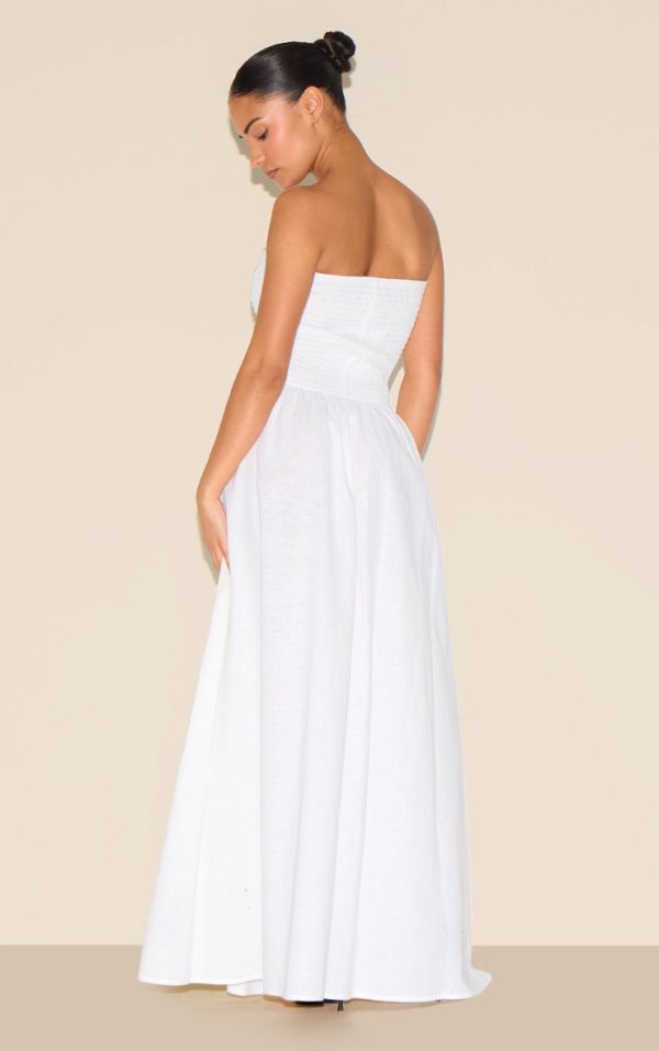 3ab3bdf3f5980c45a78cffd5e377be42667d10bf_CNM3954_2_petite_white_bandeau_shirred_detail_maxi_dress