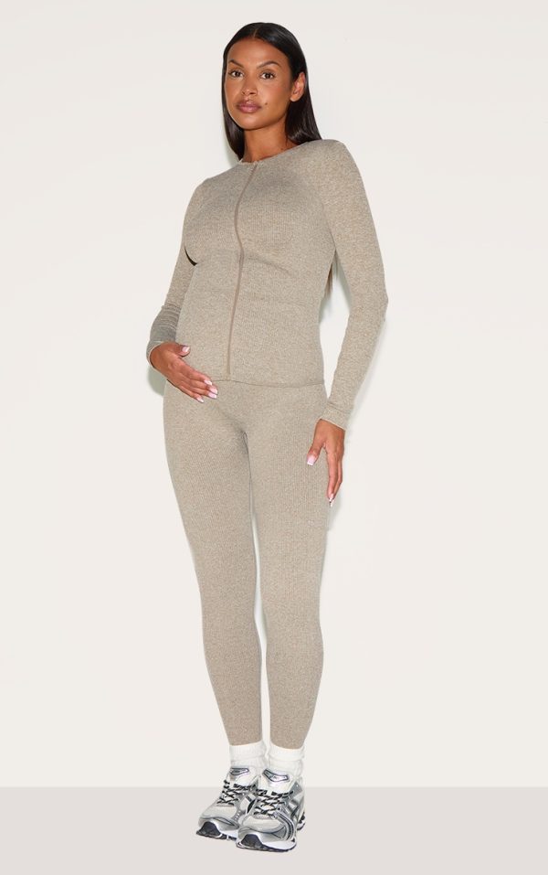 3acdbecd9a1770b96ce17187eb39a5b5f6d3dc76_CNB2454_3_maternity_olive_ribbed_zip_up_cardigan