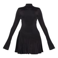 3af16e78816f93feb7da6ea9b839a961bd526d15_CNM2977_5_black_slinky_long_sleeve_asymmetric_hem_shift_dress
